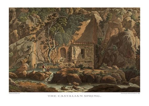 Edward Dodwel. The Castalian Spring, 1819.