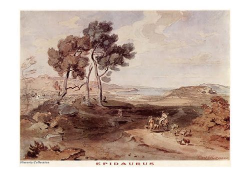 Carl Rottmann. Epidaurus, 1839
