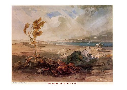 Carl Rottmann. Marathon, 1839