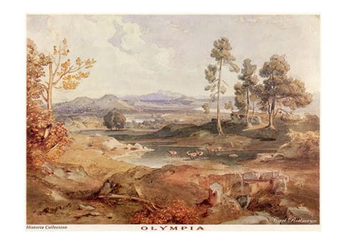 Carl Rottmann. Olympia, 1839