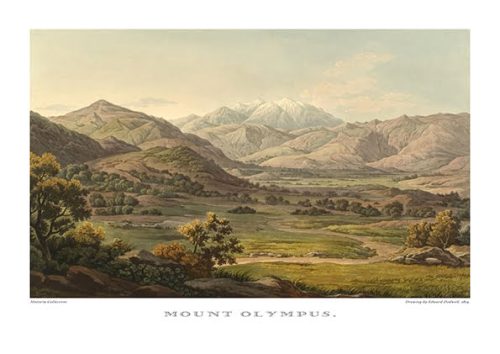 Edward Dodwell. Mount Olympus, 1819