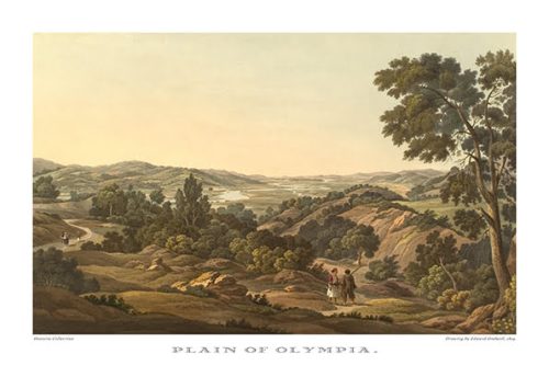 Edward Dodwell. Plain at Olympia, 1819