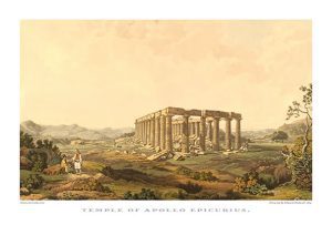 Edward Dodwell. Temple of Apollo Epicurius, 1819