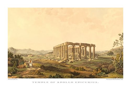 Edward Dodwell. Temple of Apollo Epicurius, 1819