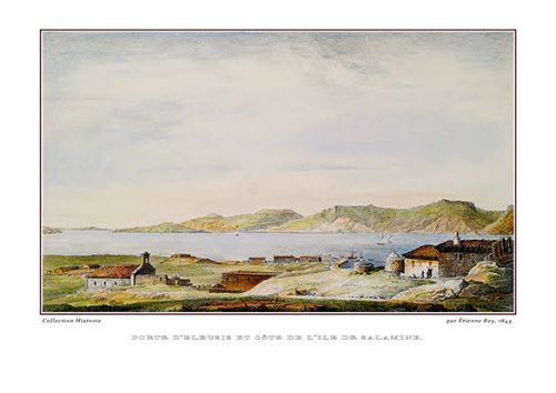 Étienne Rey. Porte d’Eleusis et code de l’île de Salamine, 1843-1844