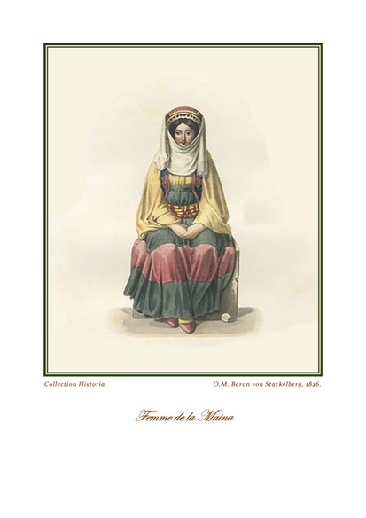 Otto Magnus von Stackelberg Femme de la Maina, 1826