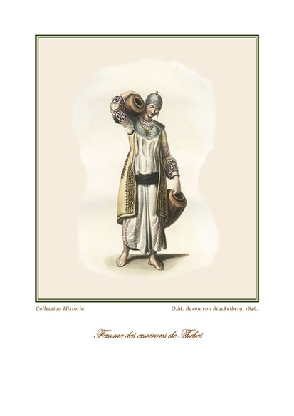 Otto Magnus von Stackelberg Femme des environs de Thèbes, 1826
