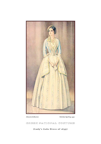 Nicolas Sperling Lady’s gala dress of 1835 iii