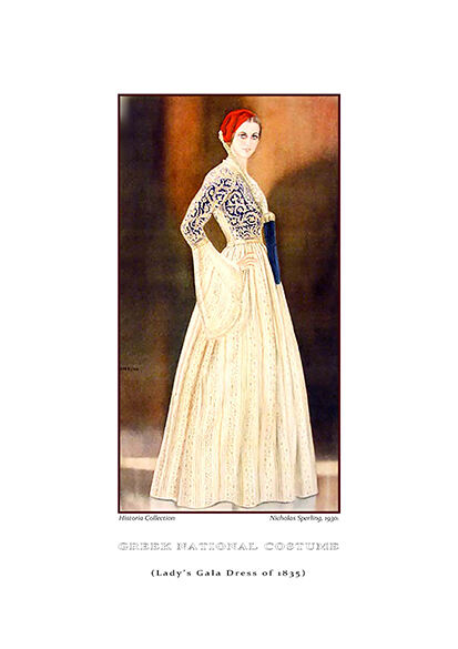Nicolas Sperling Lady’s gala dress of 1835