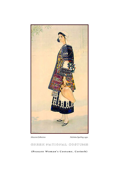 Nicolas Sperling Peasant woman’s costume, Corinth