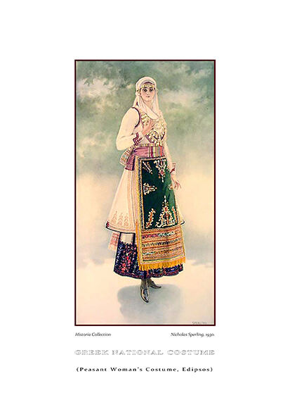Nicolas Sperling Peasant woman’s costume, Edipsos