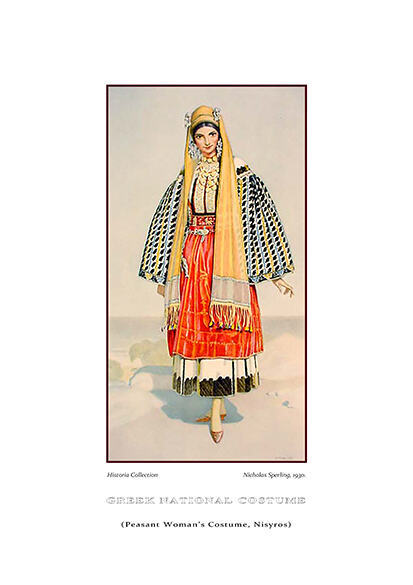 Nicolas Sperling Peasant woman’s costume, Nisyros