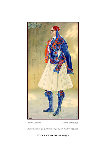 Nicolas Sperling Τown costume of 1835