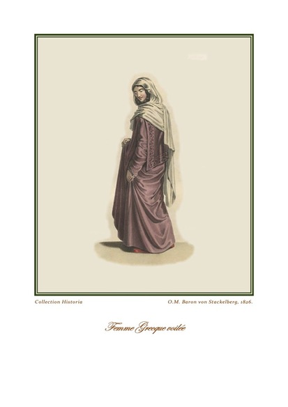 Otto Magnus von Stackelberg Femme Grecque voilée, 1826