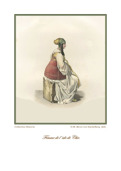 Otto Magnus von Stackelberg Femme de l'île de Chio, 1826