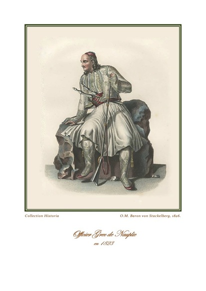 Otto Magnus von Stackelberg Officier Grec de Nauplie en 1825, 1826