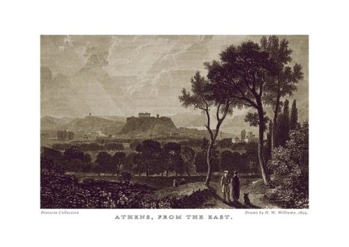 H. W. Williams. Athens, from the east, 1829