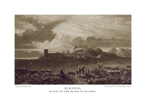 H. W. Williams. Eleusis, a part of the island of Salamis, 1829