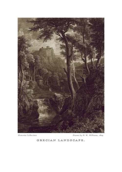 H. W. Williams. Grecian landscape, 1829