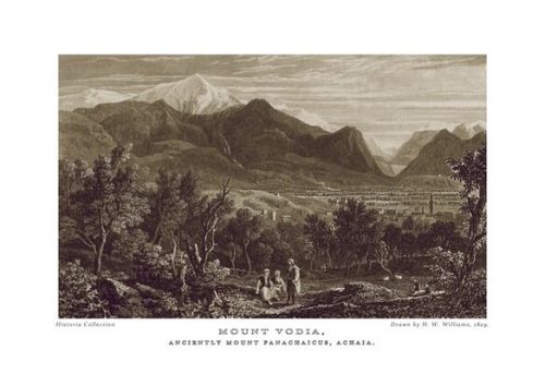 H. W. Williams. Mount Vodia, anciently Mount Panachaicus, Achaia, 1829