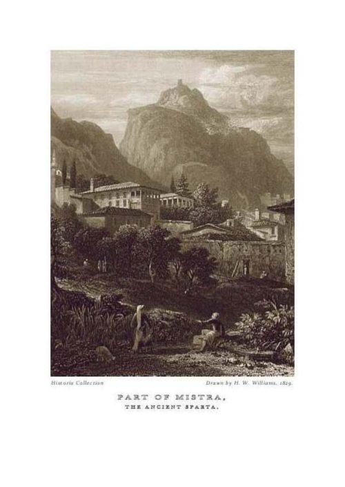 H. W. Williams. Part of Mistra, the ancient Sparta, 1829
