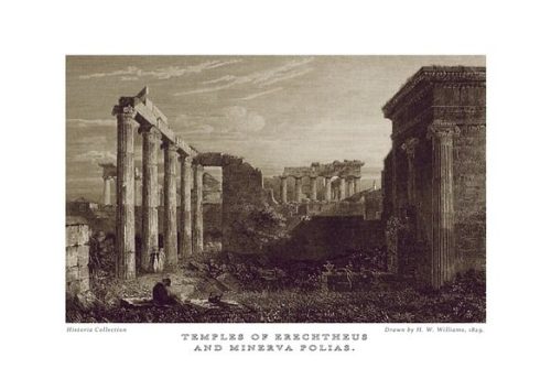H. W. Williams. Temples of Erechtheus, and Minerva Polias, 1829