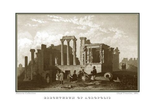 Lloyd Triestino. Erechtheum Of Acropolis, 1860