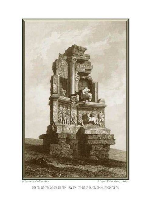 Lloyd Triestino. Monument Of Philopappus, 1860