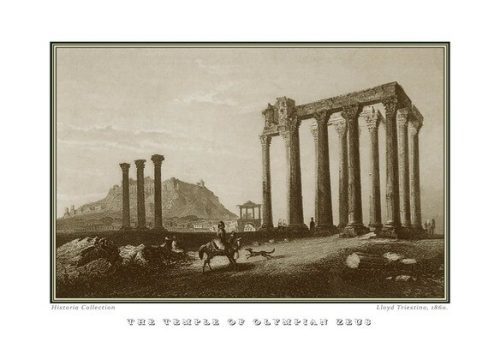 Lloyd Triestino. The Temple Of Olympian Zeus, 1860